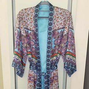 alice+olivia Flora Drapey Kimono